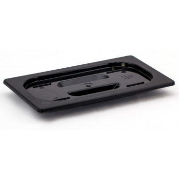 Gn Tampa de policarbonato preto GN 1/4 - Hendi 862940