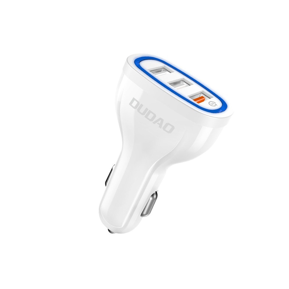 Car Charger 3x USB Quick Charge 3.0 QC3.0 2.4A 18W Bela