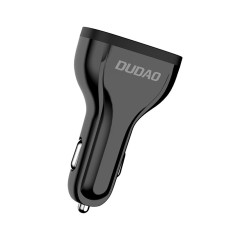 Billaddare 3x USB Snabbavgift 3.0 QC3.0 2.4a 18w vit