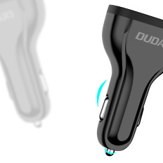 Billaddare 3x USB Snabbavgift 3.0 QC3.0 2.4a 18w vit