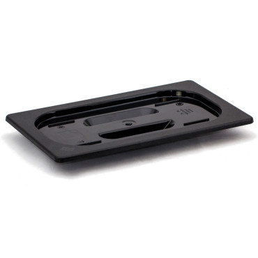 Gn Tampa de Policarbonato Preto GN 1/6 - Hendi 862957