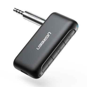 Ljudmottagare för Bluetooth 5.0 aux Mini Jack Black