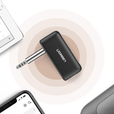 Récepteur audio audio pour Bluetooth 5.0 AUX MINI JACK NOIR