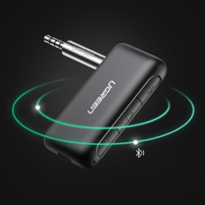 Audio Audio sprejemnik za Bluetooth 5.0 Aux Mini Jack Black