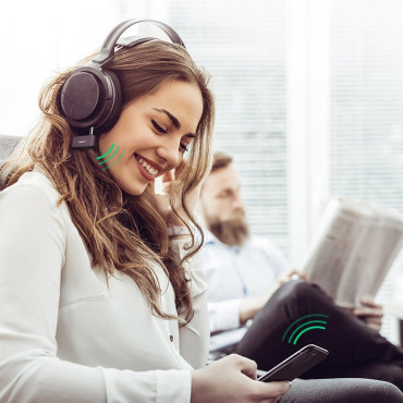 Audio Audio sprejemnik za Bluetooth 5.0 Aux Mini Jack Black