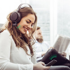 Audio Audio sprejemnik za Bluetooth 5.0 Aux Mini Jack Black