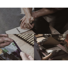 Custodia in pelle con flap e tracolla per galassia NOTA 20 NERO