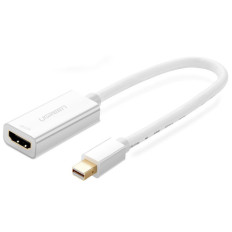 Adaptador FHD Mini DisplayPort (Hombre) en HDMI (hembra) blanco