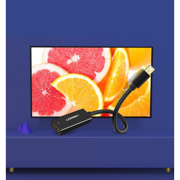 Adapter FHD MINI DisplayPort (MANNELIJK) op HDMI (vrouw) wit