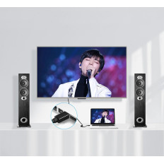 Adapteri FHD Mini DisplayPort (uros) HDMI (naaras) valkoinen