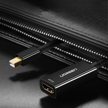 Adapter fhd mini displayport (man) på hdmi (kvinnlig) vit