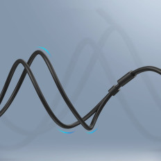 Aux Distributor adaptér 3,5 mm mini konektor na mikrofonu a sluchátka černá