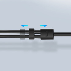 AUX skirstytuvo adapteris 3,5 mm mini lizdas ant mikrofono ir ausinių juoda