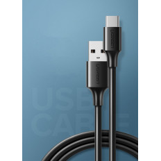 Izturīgs kabelis USB kabelis - USB-C 480 Mbps 3a 1.5m Black