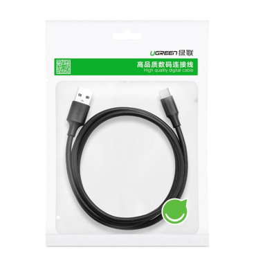 Izturīgs kabelis USB kabelis - USB-C 480 Mbps 3a 1.5m Black