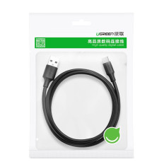 Izturīgs kabelis USB kabelis - USB-C 480 Mbps 3a 1.5m Black