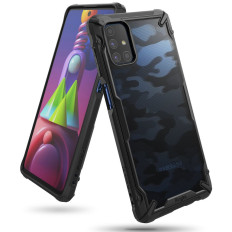 Tartós amplifikált tok Galaxy M51 Fusion X Camo Black