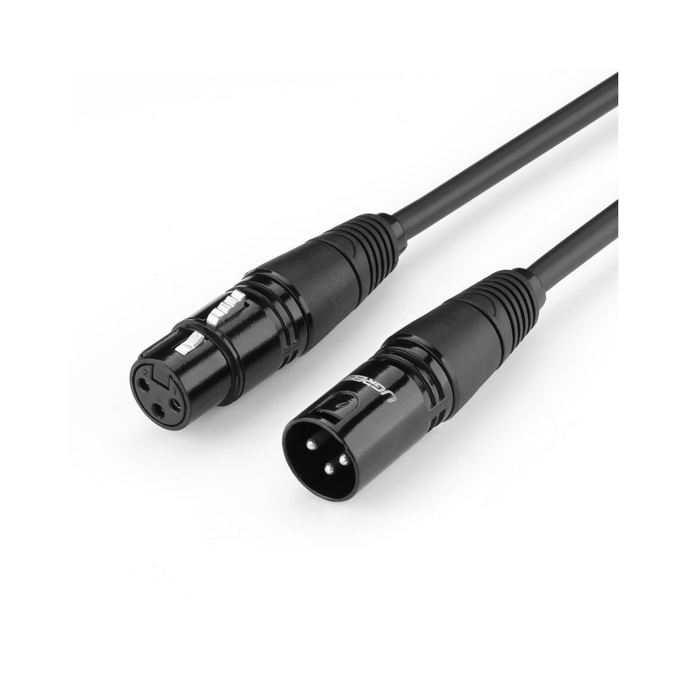 Predlžovací kábel Kábel Audio kábel pre XLR 1M Mikrofón čierny
