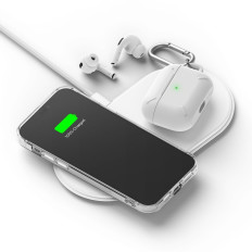 Oklepni primer z gelom gel okvir iPhone 12 mini fusion design roza-zelena