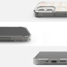 Oklepni primer z gelom gel okvir iPhone 12 mini fusion design roza-zelena