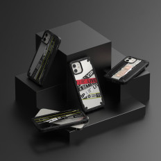 Pansarfallet med iPhone 12 mini fusion x design biljettband svart