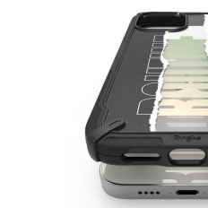 Pansarfallet med iPhone 12 mini fusion x design biljettband svart