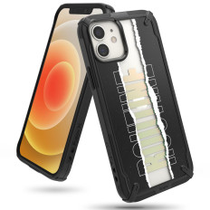 Armored Case Cover med iPhone 12 Mini Fusion X Design Rutine Black