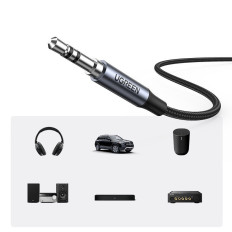AUX AUX AUDIO KABELY 3.5mm Mini Jack - USB-C pre tablet 1m čierny