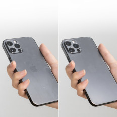 Matte προστατευτικό φύλλο για πίσω iPhone 12 Pro Max ID Back Matte Movie Set 2pcs