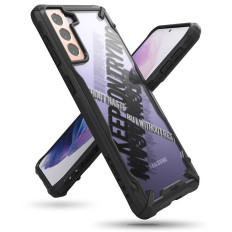 Pouch Fallpåse med Galaxy S21 + 5G Fusion X Design Cross Black
