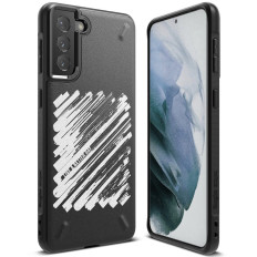 Durable Case Galaxy S21 + 5G Onyx Design Paint Black