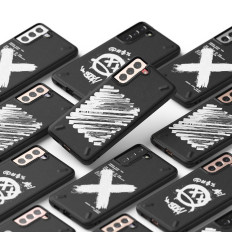 Holdbar sag Galaxy S21 + 5G Onyx Design Paint Black