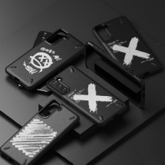 Durable Case Galaxy S21 + 5G Onyx Design Paint Black