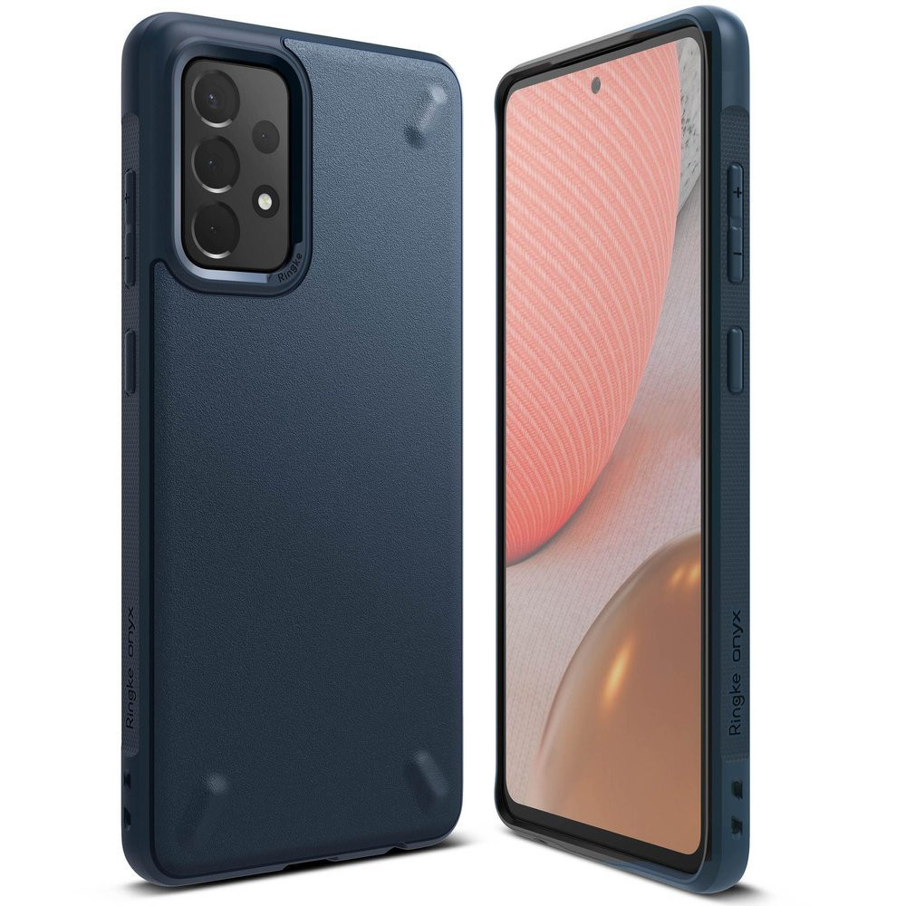Cassa amplificata resistente per Galaxy A72 Onyx Navy