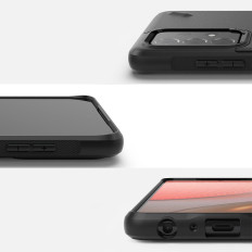 Durable Amplifiered Case för Galaxy A72 4G Onyx Färg svart