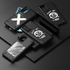 Durable Amplifiered Case för Galaxy A72 4G Onyx Färg svart