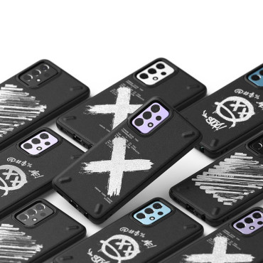 Izdržljivi amplificirani slučaj za galaksiju A72 4G onyx boje crne