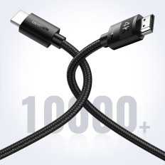 Cabo de áudio HDMI de cabo 2.0 4K durável em 1m globo