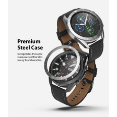 Rėmo apsauginis žiedas Galaxy Watch 3 45mm Bezel stiliaus juoda