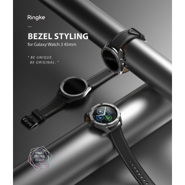 Okvir Zaščitni obroč za Galaxy Watch 3 45mm Bzel Styling Black