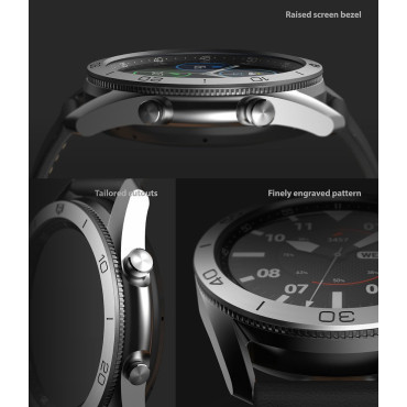 Okvir Zaščitni obroč za Galaxy Watch 3 45mm Bzel Styling Black