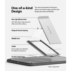 Cieta korpuss ar gēla rāmi un stends galaktikai Tab S7 11 '' Fusion Combo izcila pelēka