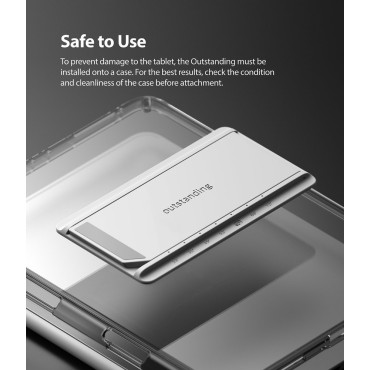 Pevný puzdro s gélovým rámom a stojan na kartu Galaxy S7 11 '' FUSION COMBO vynikajúca šedá
