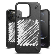 Slitstark Case Case iPhone 13 Pro Max Onyx Design Paint Black