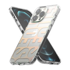 Gepantserde Case Cover met Gel iPhone Frame 13 Pro Fusion Design Transparent