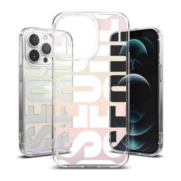 Obrnený kryt puzdra s gélom iPhone rám 13 pre fúzny dizajn transparentný