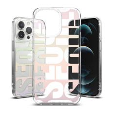 Obrnený kryt puzdra s gélom iPhone rám 13 pre fúzny dizajn transparentný