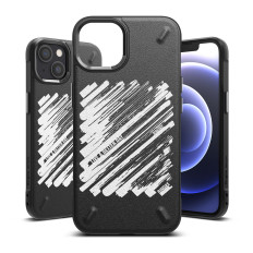 Odolný prípad Case iPhone 13 Mini Onyx Design Maľovanie čierna