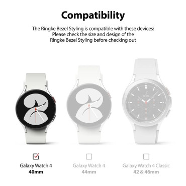Rám obálky Ochranné prsteňové hodinky 6/5/5 / 4 40mm BEZEL STYLING NEZERVÁRSKEJ SILVEROV