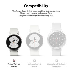 Rám obálky Ochranné prsteňové hodinky 6/5/5 / 4 40mm BEZEL STYLING NEZERVÁRSKEJ SILVEROV